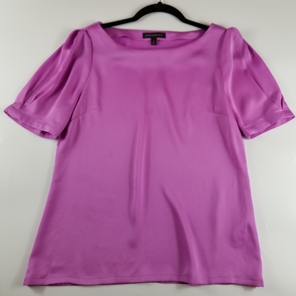 Banana Republic Short Sleeve Blouse, size S